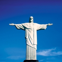 Почтовая открытка Статуя Иисуса Христа